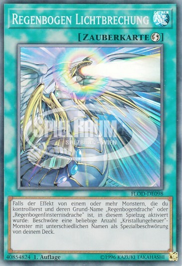 Rainbow Refraction Single: Yu-Gi-Oh! Flames of Destruction Einzelkarte