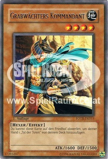 Gravekeeper's Commandant (V.1 - Rare)