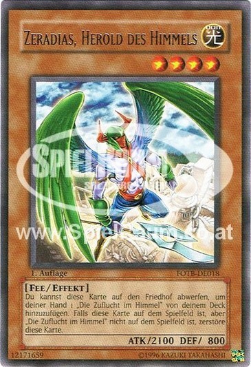 Zeradias, Herald of Heaven (V.1 - Rare)