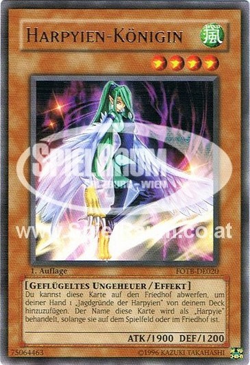 Harpie Queen (V.1 - Rare)