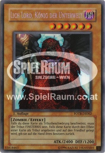 Lich Lord, King of the Underworld