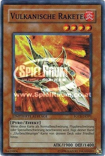Volcanic Rocket (V.2 - Super Rare)
