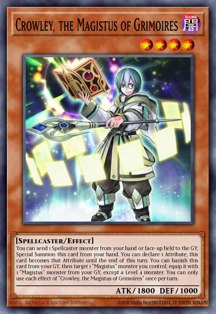 Crowley, the Magistus of Grimoires Single: Yu-Gi-Oh! Genesis Impact Einzelkarte