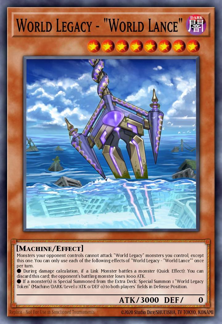World Legacy - "World Lance" Single: Yu-Gi-Oh! Genesis Impact Einzelkarte