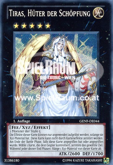 Tiras, Keeper of Genesis (V.1 - Secret Rare)