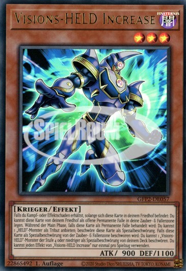Vision HERO Increase Single: Yu-Gi-Oh! Ghosts From the Past: The 2nd Haunting Einzelkarte