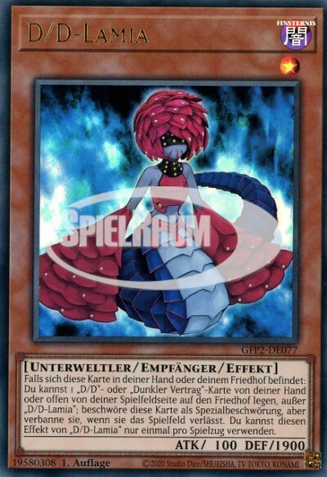 D/D Lamia Single: Yu-Gi-Oh! Ghosts From the Past: The 2nd Haunting Einzelkarte