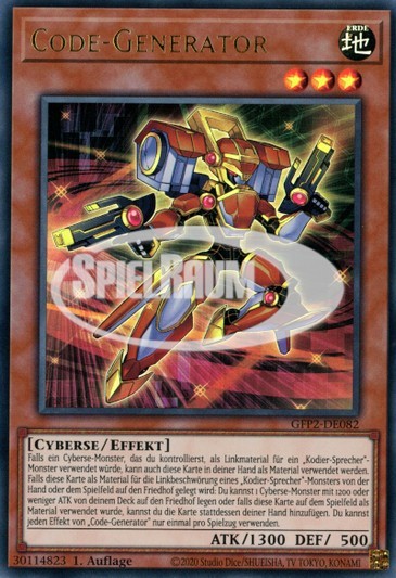 Code Generator Single: Yu-Gi-Oh! Ghosts From the Past: The 2nd Haunting Einzelkarte
