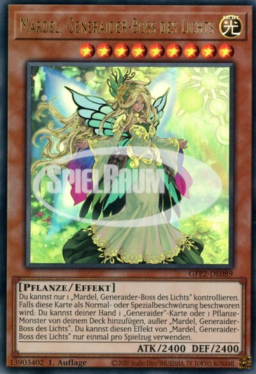 Mardel, Generaider Boss of Light Single: Yu-Gi-Oh! Ghosts From the Past: The 2nd Haunting Einzelkarte