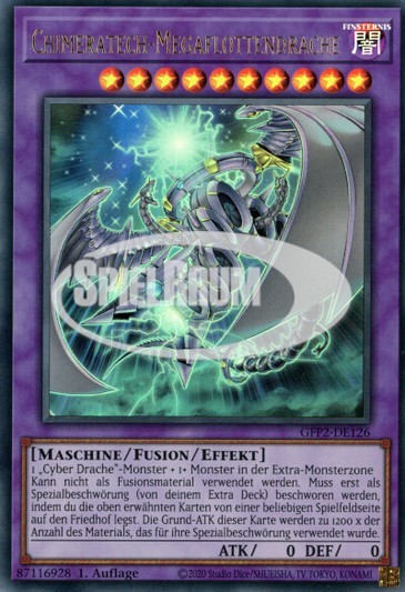 Chimeratech Megafleet Dragon Single: Yu-Gi-Oh! Ghosts From the Past: The 2nd Haunting Einzelkarte