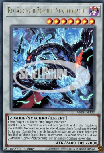 Red-Eyes Zombie Necro Dragon Single: Yu-Gi-Oh! Ghosts From the Past: The 2nd Haunting Einzelkarte