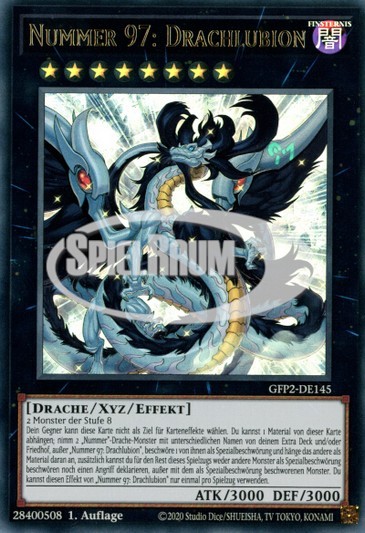 Number 97: Draglubion Single: Yu-Gi-Oh! Ghosts From the Past: The 2nd Haunting Einzelkarte