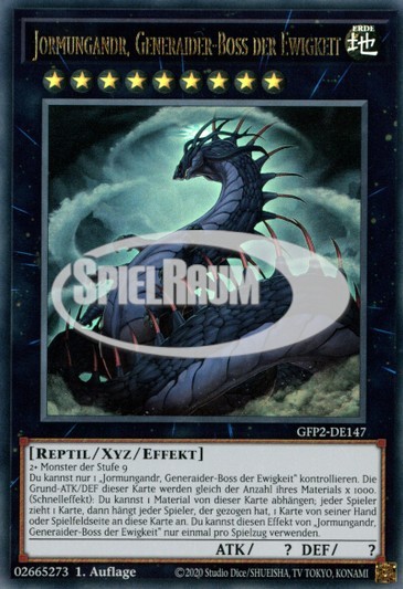 Jormungandr, Generaider Boss of Eternity Single: Yu-Gi-Oh! Ghosts From the Past: The 2nd Haunting Einzelkarte