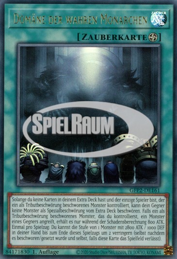 Domain of the True Monarchs Single: Yu-Gi-Oh! Ghosts From the Past: The 2nd Haunting Einzelkarte