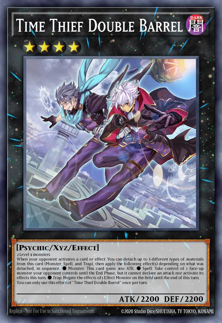 Time Thief Double Barrel Single: Yu-Gi-Oh! Ghosts From the Past Einzelkarte