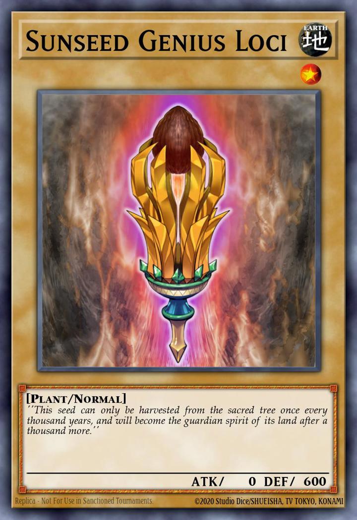 Sunseed Genius Loci Single: Yu-Gi-Oh! Ghosts From the Past Einzelkarte