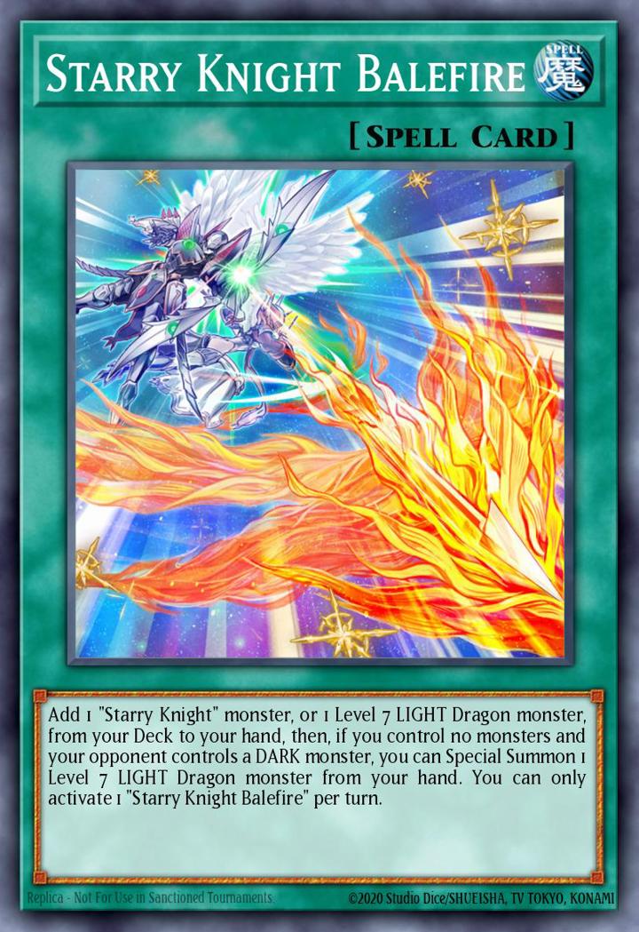 Starry Knight Balefire Single: Yu-Gi-Oh! Ghosts From the Past Einzelkarte