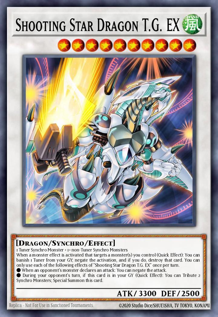Shooting Star Dragon T.G. EX Single: Yu-Gi-Oh! Ghosts From the Past Einzelkarte