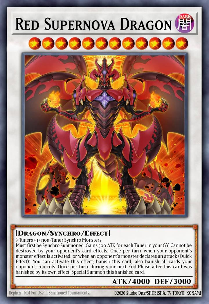 Red Supernova Dragon Single: Yu-Gi-Oh! Ghosts From the Past Einzelkarte