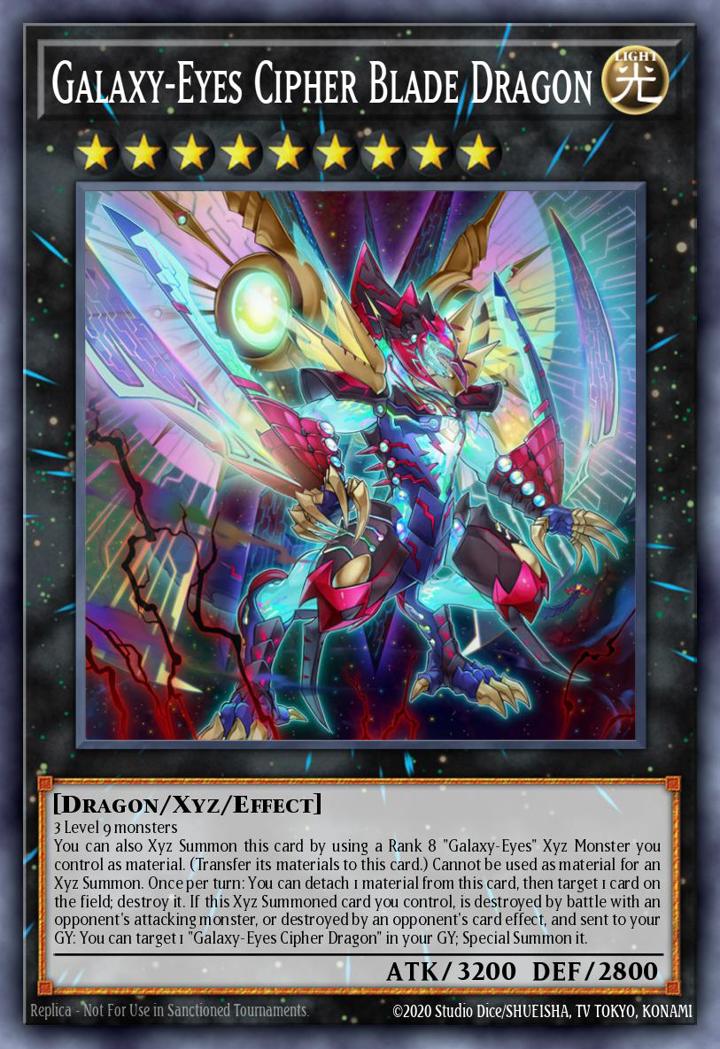 Galaxy-Eyes Cipher Blade Dragon‎