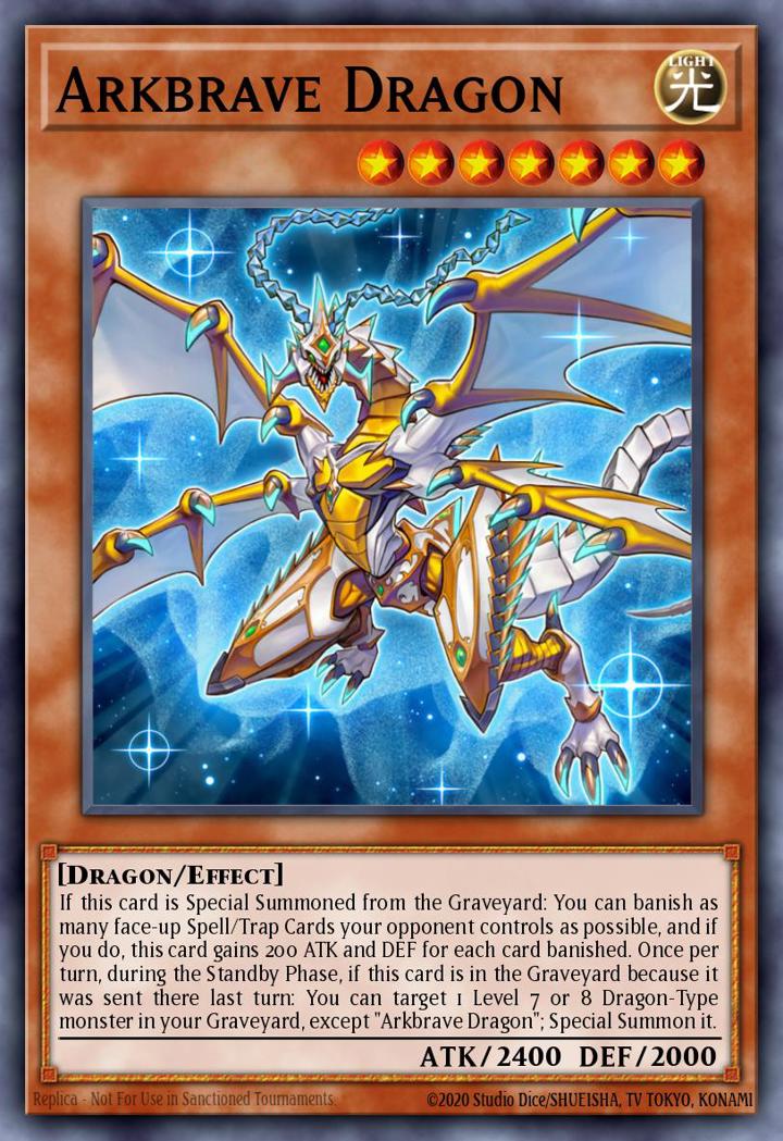Arkbrave Dragon Single: Yu-Gi-Oh! Ghosts From the Past Einzelkarte