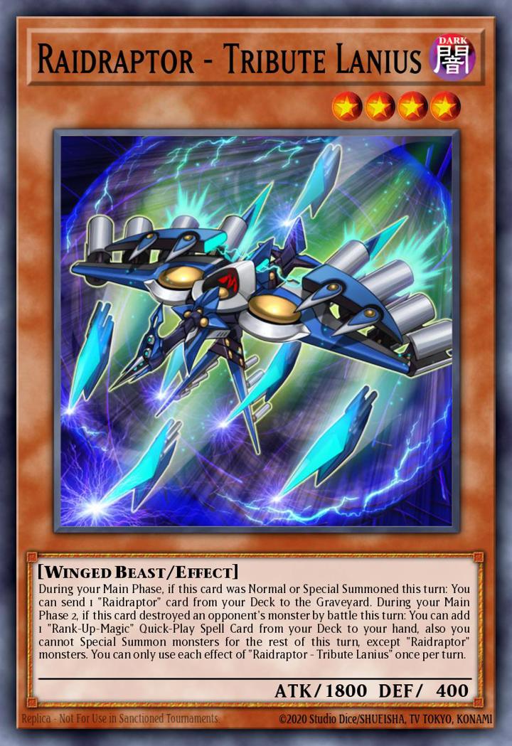 Raidraptor - Tribute Lanius Single: Yu-Gi-Oh! Ghosts From the Past Einzelkarte