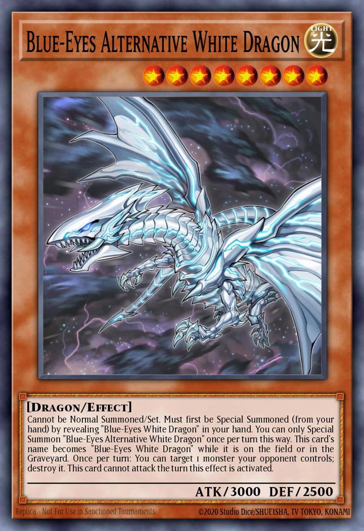 Blue-Eyes Alternative White Dragon Single: Yu-Gi-Oh! Ghosts From the Past Einzelkarte