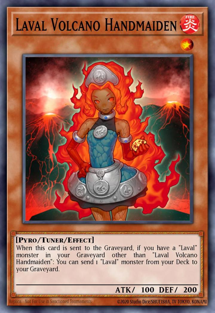 Laval Volcano Handmaiden Single: Yu-Gi-Oh! Hidden Arsenal 6 Einzelkarte