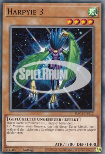 Harpie Lady 3 (V.1 - Common)