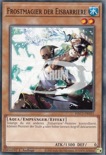 Cryomancer of the Ice Barrier (V.1 - Common)