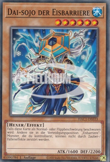 Dai-sojo of the Ice Barrier (V.1 - Common)