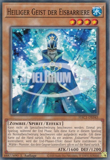 Sacred Spirit of the Ice Barrier (V.1 - Common)