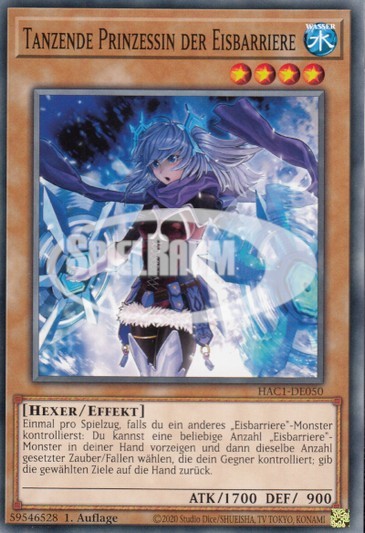 Dance Princess of the Ice Barrier (V.1 - Common)