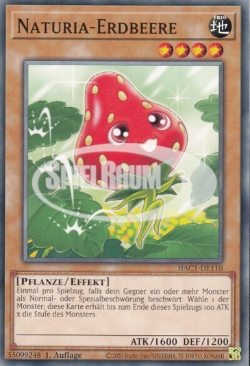 Naturia Strawberry (V.1 - Common) Single: Yu-Gi-Oh! Hidden Arsenal: Chapter 1 Einzelkarte