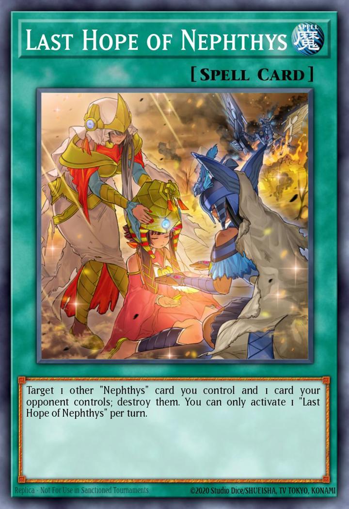Last Hope of Nephthys Single: Yu-Gi-Oh! Hidden Summoners Einzelkarte
