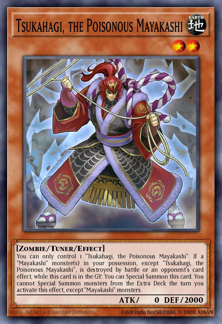 Tsukahagi, the Poisonous Mayakashi Single: Yu-Gi-Oh! Hidden Summoners Einzelkarte