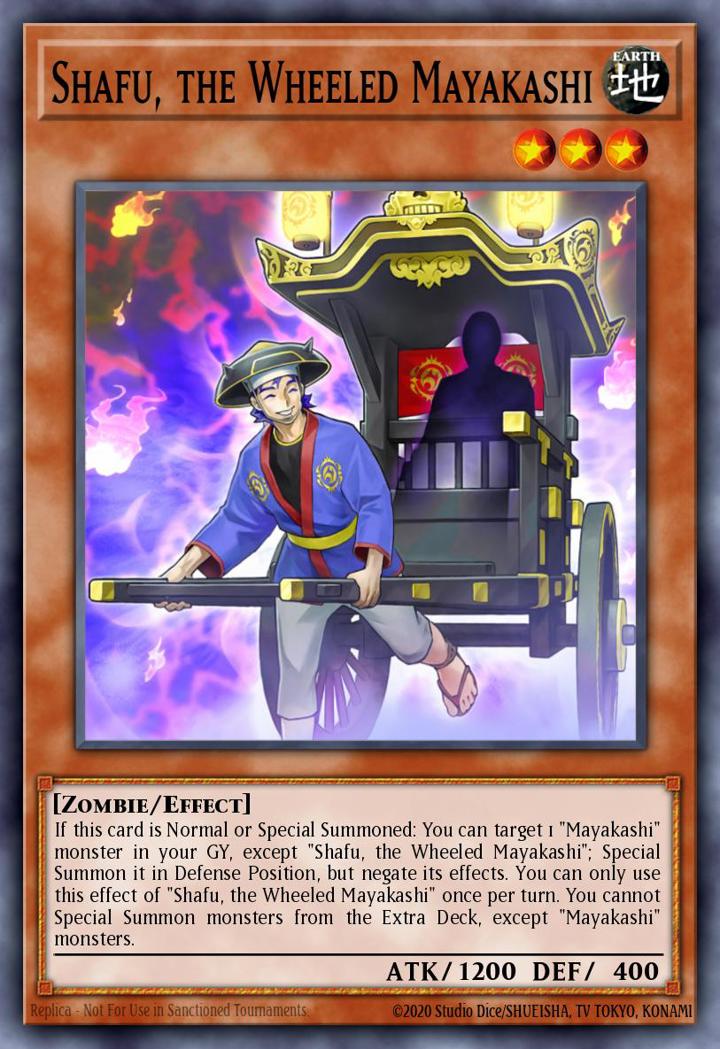 Shafu, the Wheeled Mayakashi Single: Yu-Gi-Oh! Hidden Summoners Einzelkarte