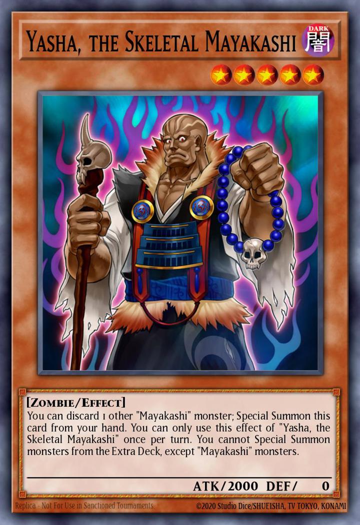 Yasha, the Skeletal Mayakashi Single: Yu-Gi-Oh! Hidden Summoners Einzelkarte