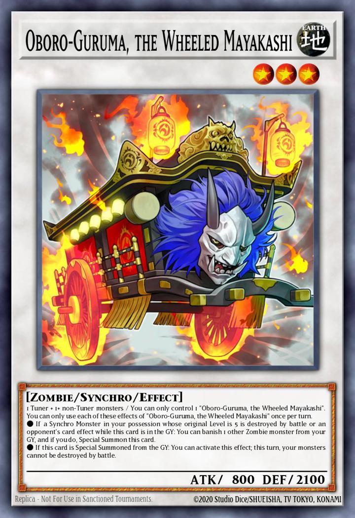 Oboro-Guruma, the Wheeled Mayakashi Single: Yu-Gi-Oh! Hidden Summoners Einzelkarte