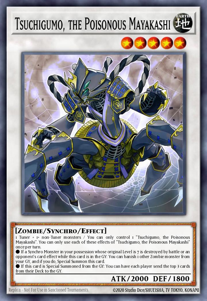Tsuchigumo, the Poisonous Mayakashi Single: Yu-Gi-Oh! Hidden Summoners Einzelkarte