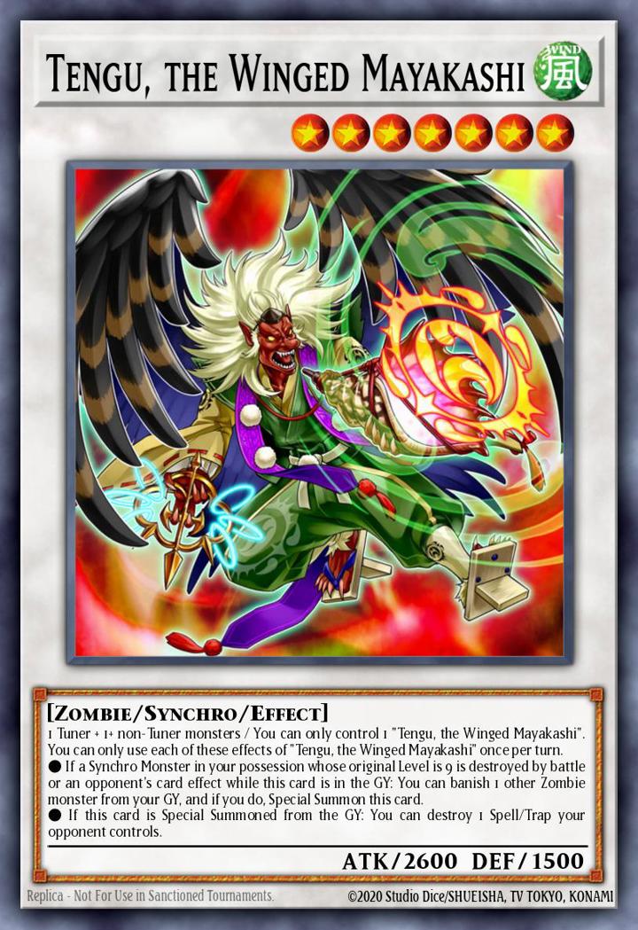 Tengu, the Winged Mayakashi Single: Yu-Gi-Oh! Hidden Summoners Einzelkarte