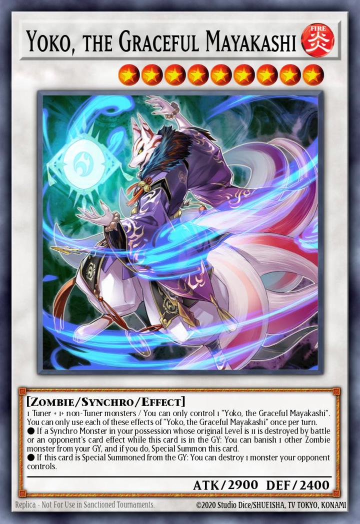 Yoko, the Graceful Mayakashi Single: Yu-Gi-Oh! Hidden Summoners Einzelkarte