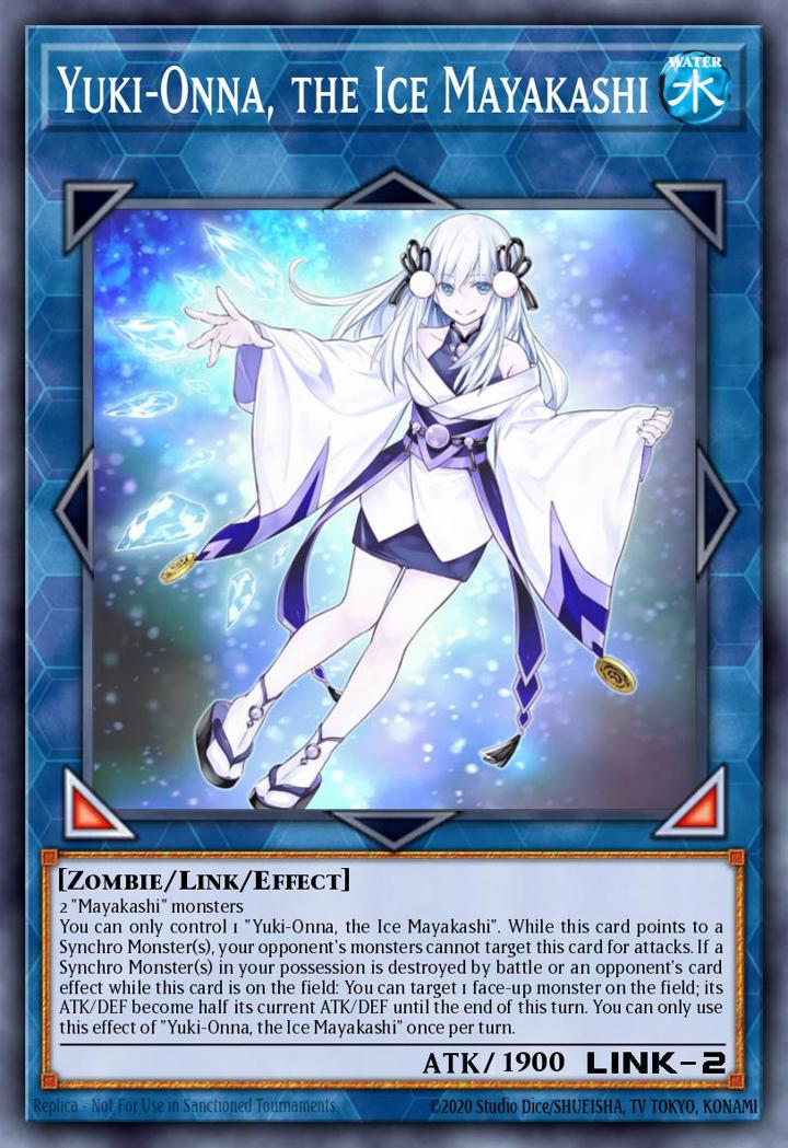 Yuki-Onna, the Ice Mayakashi Single: Yu-Gi-Oh! Hidden Summoners Einzelkarte