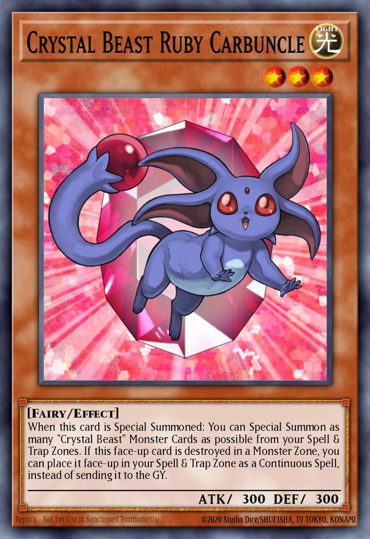 Crystal Beast Ruby Carbuncle