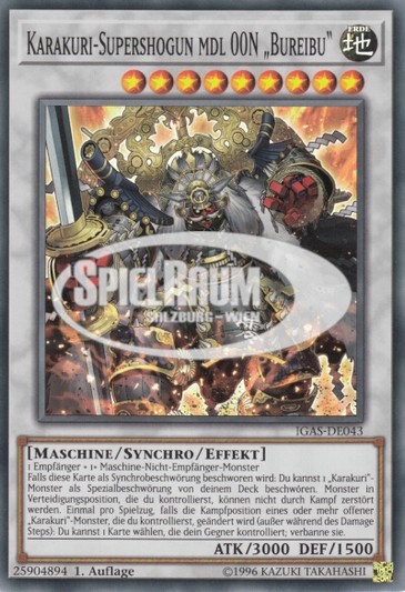 Karakuri Super Shogun mdl 00N "Bureibu"