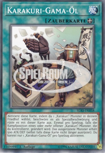 Karakuri Gama Oil