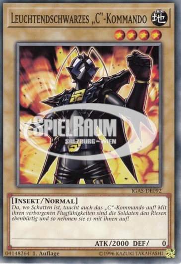 Shiny Black "C" Squadder