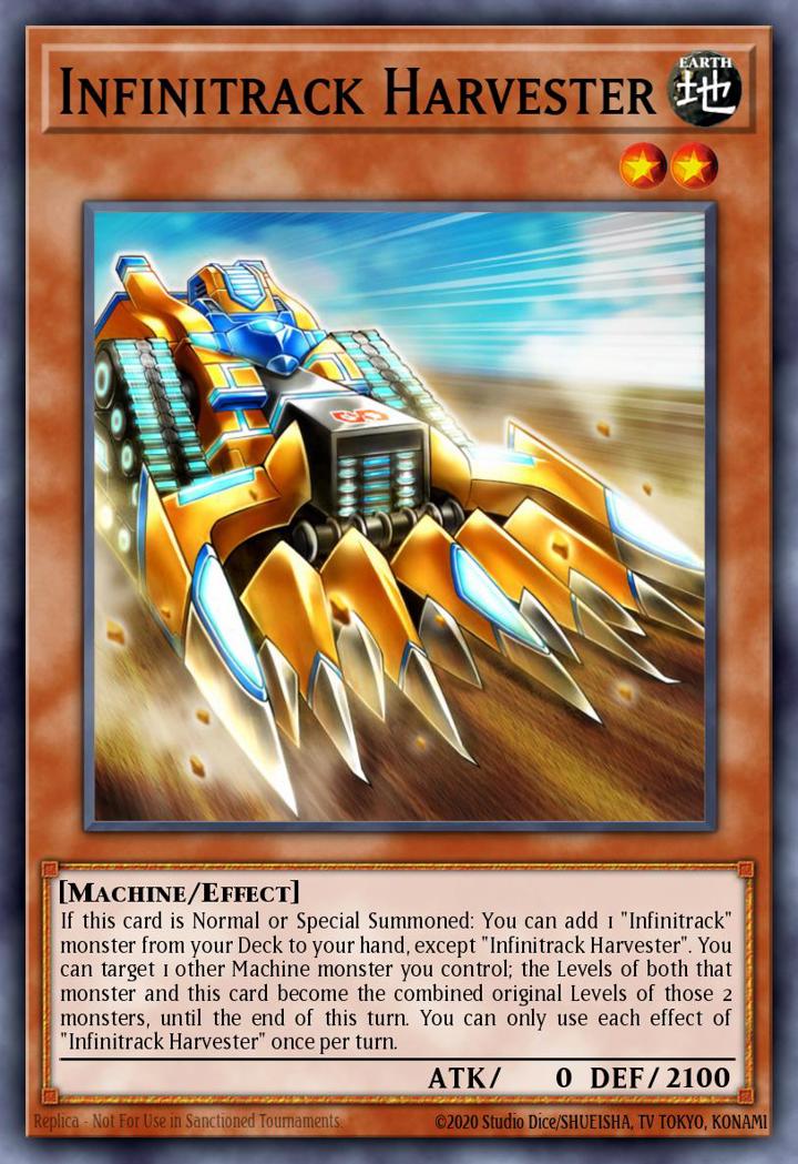 Infinitrack Harvester Single: Yu-Gi-Oh! The Infinity Chasers Einzelkarte