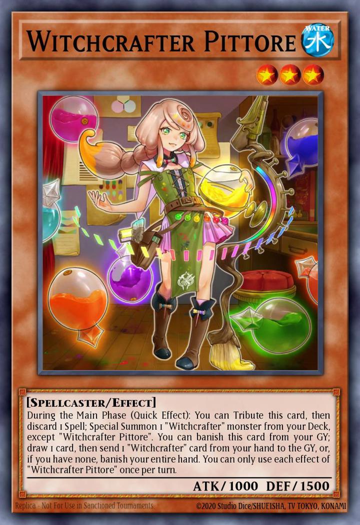 Witchcrafter Pittore Single: Yu-Gi-Oh! The Infinity Chasers Einzelkarte