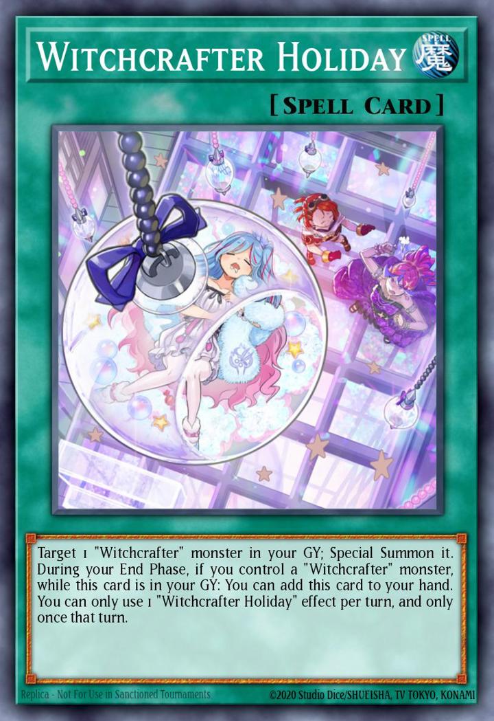Witchcrafter Holiday Single: Yu-Gi-Oh! The Infinity Chasers Einzelkarte
